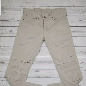 Levi's 511 Distressed Commuter Skinny Pants 31